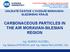CARBONACEOUS PARTICLES IN THE AIR MORAVIAN-SILESIAN REGION
