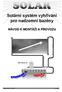 Solární systém vyhřívání pro nadzemní bazény NÁVOD K MONTÁŽI A PROVOZU