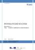 POVOLOVÁNÍ STAVEB. Pracovní list č. 1 Téma: Projektová, majetkoprávní a inženýrská příprava
