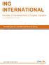 ING INTERNATIONAL. Société d'investissement à Capital Variable. Pololetní zpráva a neauditované finanční výkazy. R.C.S. Luxembourg N B 47 586