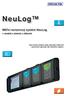 NeuLog. Měřící senzorový systém NeuLog. snadné přesné zábavné