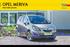 OPEL MERIVA. Uživatelská příručka