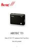 ARTEC T3. Mini DVB-T TV přijímač (Set-Top-Box) Návod k použití - 1 -