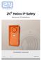 2N Helios IP Safety. Nouzový IP interkom. Instalační manuál 2.4