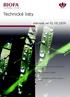 Technické listy. platnost od 01.09.2009. S přírodou k člověku. BIOFA Systém pro ochranu dřeva a kovů. BIOFA Olejový systém
