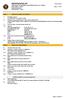 BEZPEČNOSTNÍ LIST Podle Nařízení (ES) 1907/2006 ve znění NAŘÍZENÍ KOMISE (EU) č. 453/2010