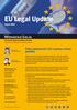 EU Legal Update. Právo spoleèností v EU a správa a øízení podniku. Srpen 2003