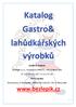 Katalog Gastro& lahůdkářských výrobků
