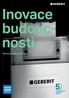 Inovace budouc- nosti. Novinky Geberit 2014