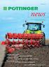 news Informační magazín pro obchodní partnery a uživatele techniky Pöttinger