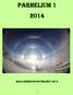 Parhelium 1 2014 Halo observation project 2014 1