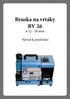 Bruska na vrtáky BV 26 ø 12-26 mm. Návod k používání