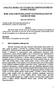 ANALÝZA RIZIKA VE VZTAHU KE ZJIŠŤOVÁNÍ PŘÍČIN VZNIKU POŽÁRU RISK ANALYSIS IN RELATION TO INVESTIGATION OF CAUSES OF FIRE