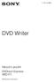 4-138-184-33(1) DVD Writer. Návod k použití DVDirect Express VRD-P1. 2008 Sony Corporation