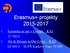 Erasmus+ projekty 2015-2017. 1. Keramka se učí v Evropě KA1 17 700 1. Art & Design in Our Lives KA2 62 000 SUPŠ Karlovy Vary 19 000