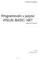 Programování v jazyce VISUAL BASIC.NET