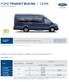 FORD TRANSIT BUS M2 I CENÍK 14-18místný vůz kategorie M2