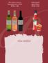 bílé, růžové a červené francouzské víno St. Felix 40 Kč / 1 dcl italská legenda Aperol Spritz 65 Kč / 2 dcl vína měsíce