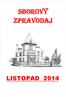 Sborový zpravodaj LISTOPAD 2014