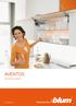 AVENTOS. Rozmanitost výklopů. www.blum.com