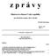 z p r á v y Ministerstva financí České republiky pro finanční orgány obcí a krajů Ročník: 2015 Číslo: 6 V Praze dne 4.