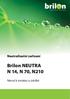 Neutralizační zařízení. Brilon NEUTRA N 14, N 70, N210. Návod k instalaci a údržbě