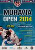 MORAVIA OPEN 2014. Pořadatel: Škola Taekwon-Do ITF Karviná ZÁKLADNÍ INFORMACE