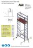 Pojízdné pracovní dílcová lešení 8200 - Návod k montáži a použití