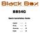 BlackBox BB54G Setup Guide