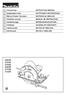 5603R 5703R 5705R 5903R 5103R 5143R. GB Circular Saw INSTRUCTION MANUAL. PL R czna Pilarka Tarczowa INSTRUKCJA OBS UGI