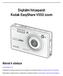 Digitální fotoaparát Kodak EasyShare V550 zoom Návod k obsluze