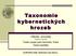 Taxonomie kybernetických hrozeb