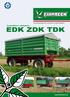 Technology for modern agriculture. Zemědělsé sklápěče EDK ZDK TDK. www.farmtech.si