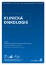 THE JOURNAL OF THE CZECH AND SLOVAK ONCOLOGICAL SOCIETIES