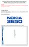 Návod pro připojení telefonu Nokia 3650 přes IrDA pro Windows 2000/XP instalace programu PC Suite a modemu (GPRS)