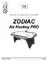 Air Hockey Pro ZODIAC Stránka 1