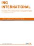 ING INTERNATIONAL. Société d'investissement à Capital Variable. Výroční zpráva a auditované finanční výkazy. R.C.S. Luxembourg N B 47 586