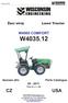 W4000 COMFORT W4035.12. 05-2011 Platí od v. è. 338