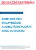 INSTRUKCE PRO INTRAVENÓZNÍ A SUBKUTÁNNÍ PODÁNÍ KROK ZA KROKEM