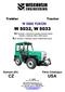 Tractor W 5000 YUKON. a.) Varianta s lamelovou spojkou zapínání vývod. hřídelů s otáčkami 540 a 1000 ot/min. 2-2008 Platí od výrobního čísla 07494