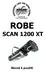 ROBE SCAN 1200 XT. Návod k použití