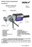 NÁVOD K OBSLUZE. Svářečka na trubky z termoplastických. hmot DED7515 OBSAH: Platný od: se Záručním listem 01. ledna 2014