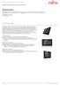 Datasheet Tablet FUJITSU Fujitsu STYLISTIC Q572 Tablet PC