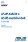 ASUS tablet a ASUS mobilní dok