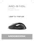 MC-910L MODECOM. user s manual. Innovation G-Laser Mouse