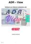 ADR View. Software pro třífázové analyzátory sítí. Software Systems MKT - AC 1