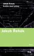 Česká poezie. Jakub Řehák Světla mezi prkny. Jakub Řehák. fra.cz. fra