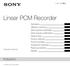 Linear PCM Recorder PCM-M10