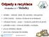 Odpady a recyklace. Přednáška č.4 - Skládky