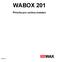 WABOX 201 Příručka pro rychlou instalaci